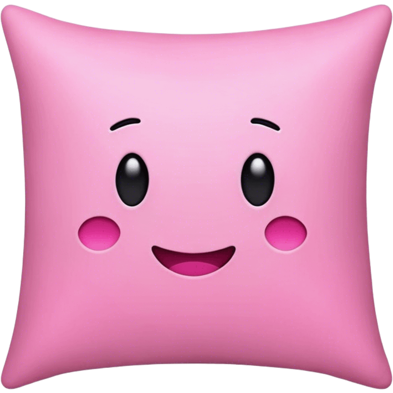 Bow pink pillow  emoji