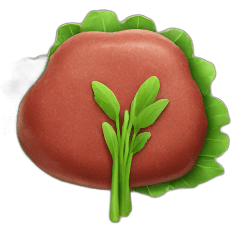 plant based meat emoji