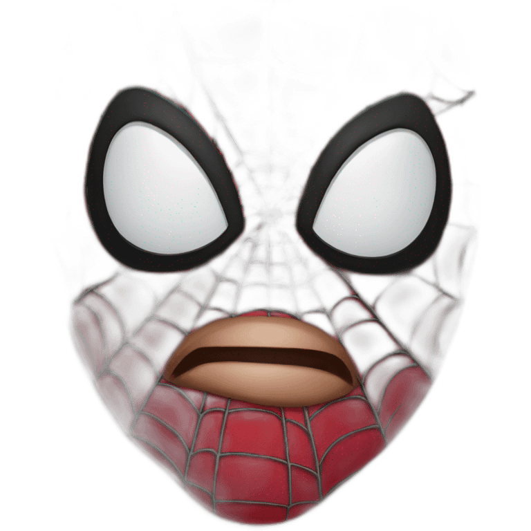 Spiderman head emoji