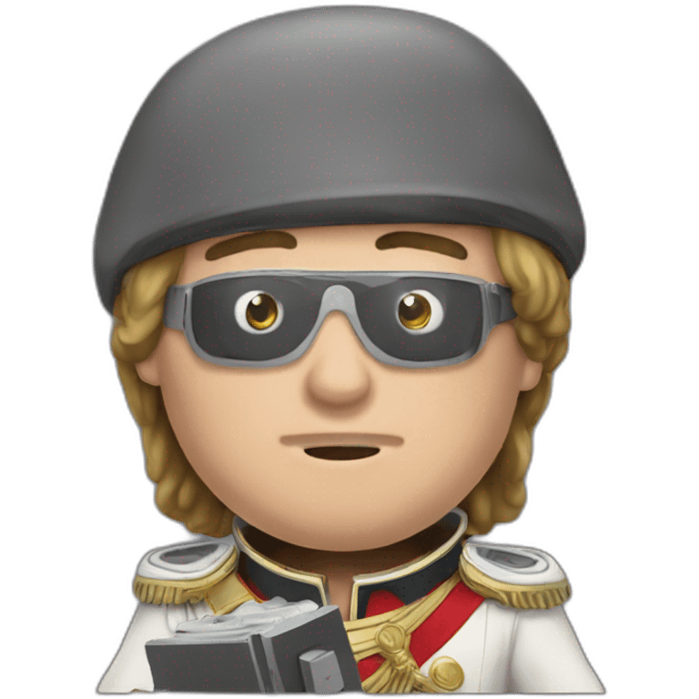 Napoleon plays video games emoji