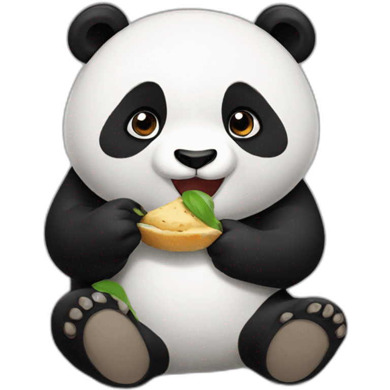 panda-eating emoji