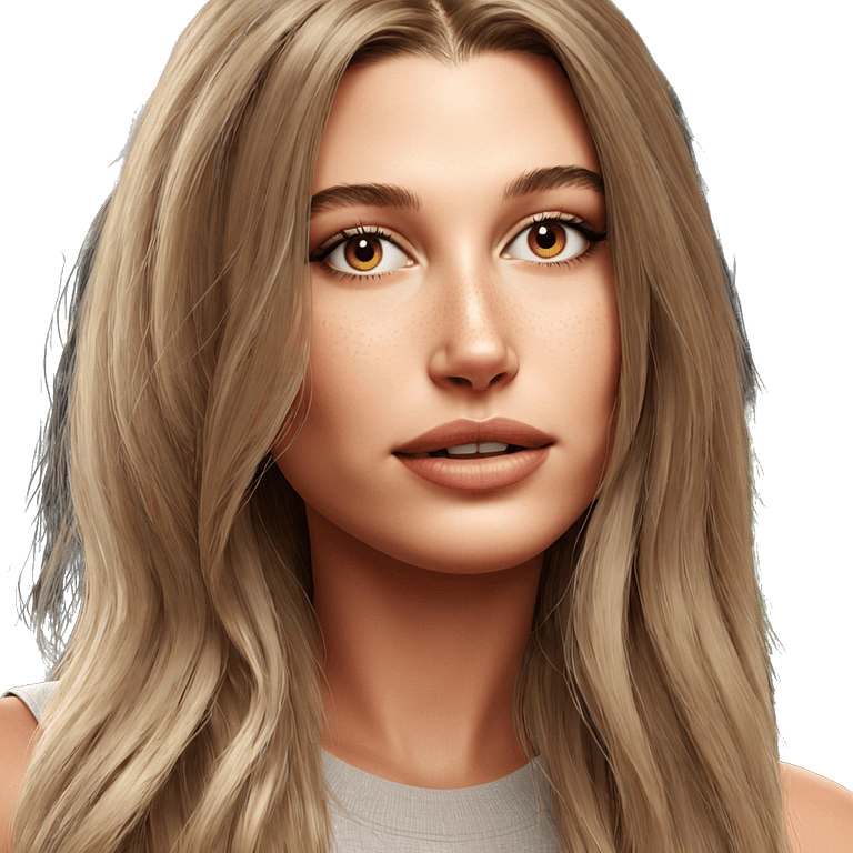 realistic portrait of girl emoji