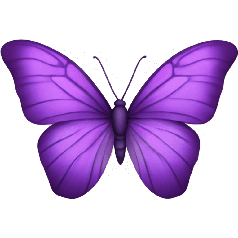 Mariposa de color morado claro  emoji