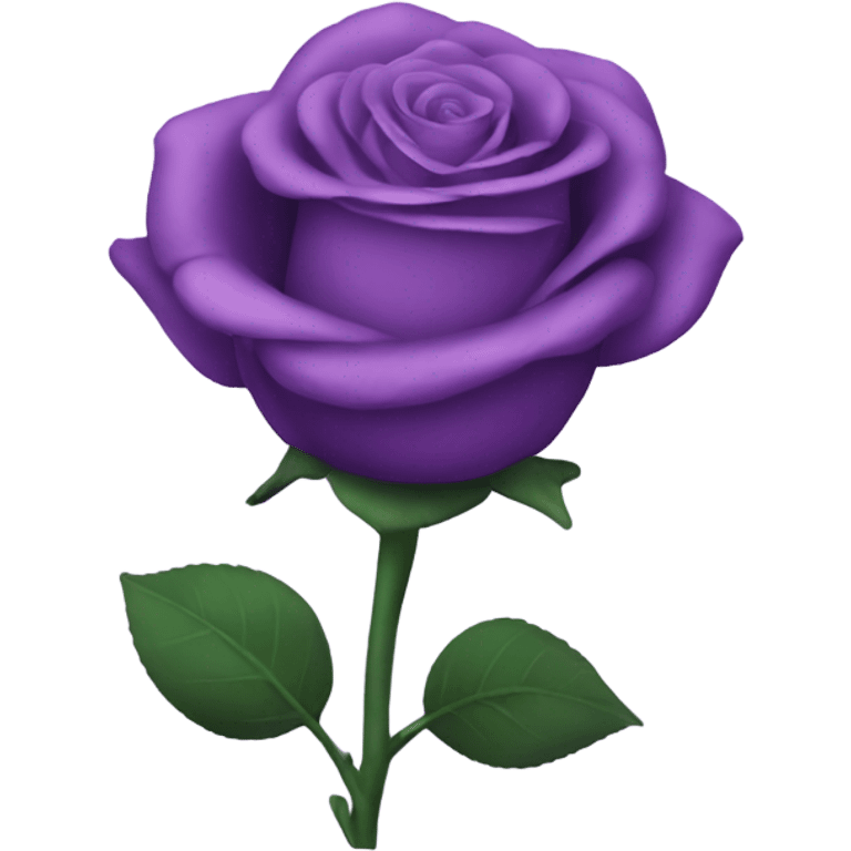 Baby purple rose emoji