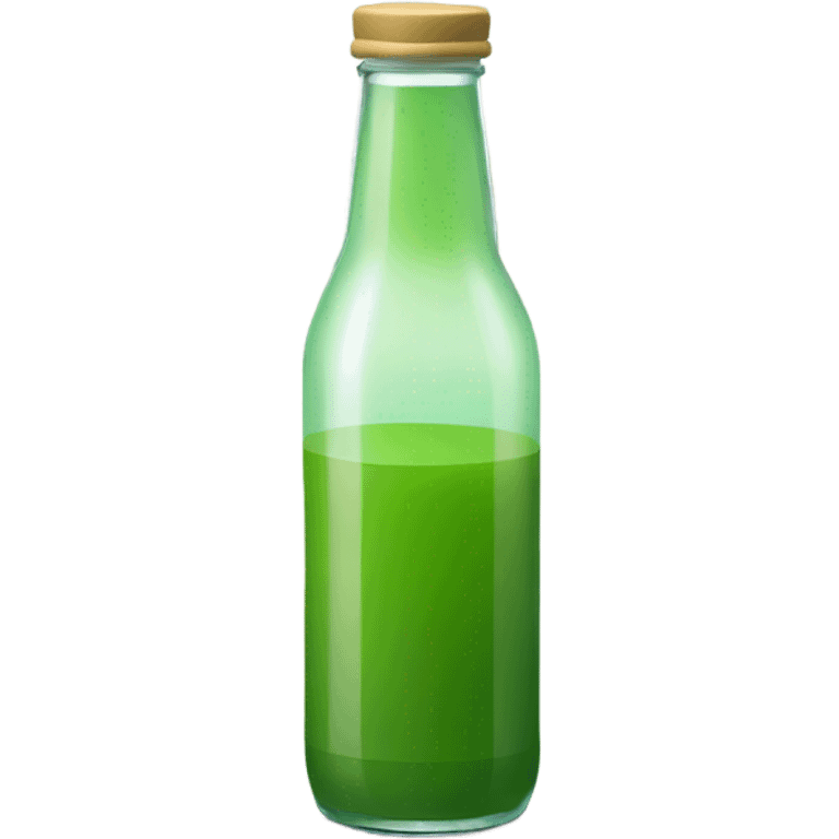 Bottled green juice emoji