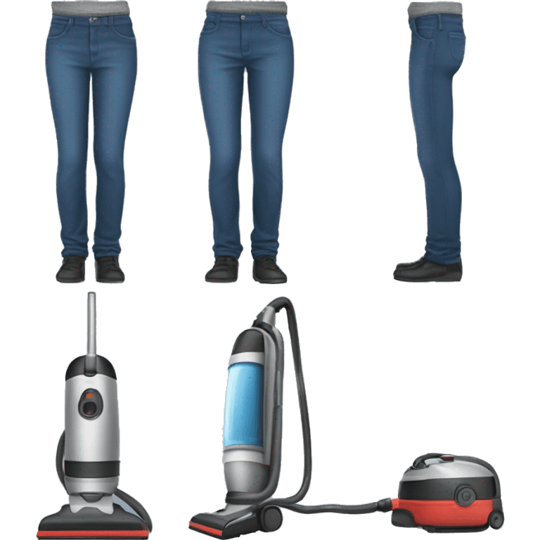 Vacuums wearing pants  emoji