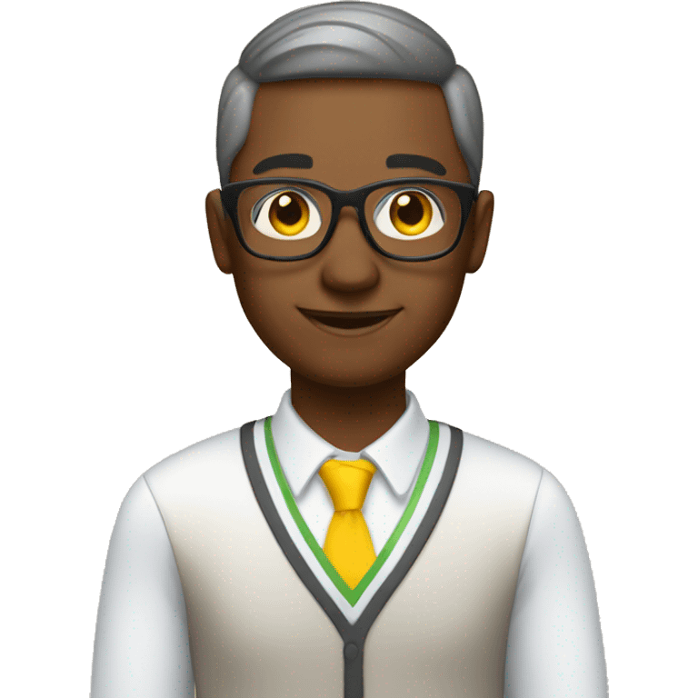 teacher in the summer emoji