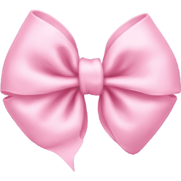 baby pink bow emoji