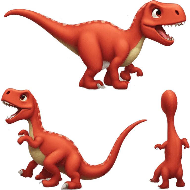 Red Dino emoji