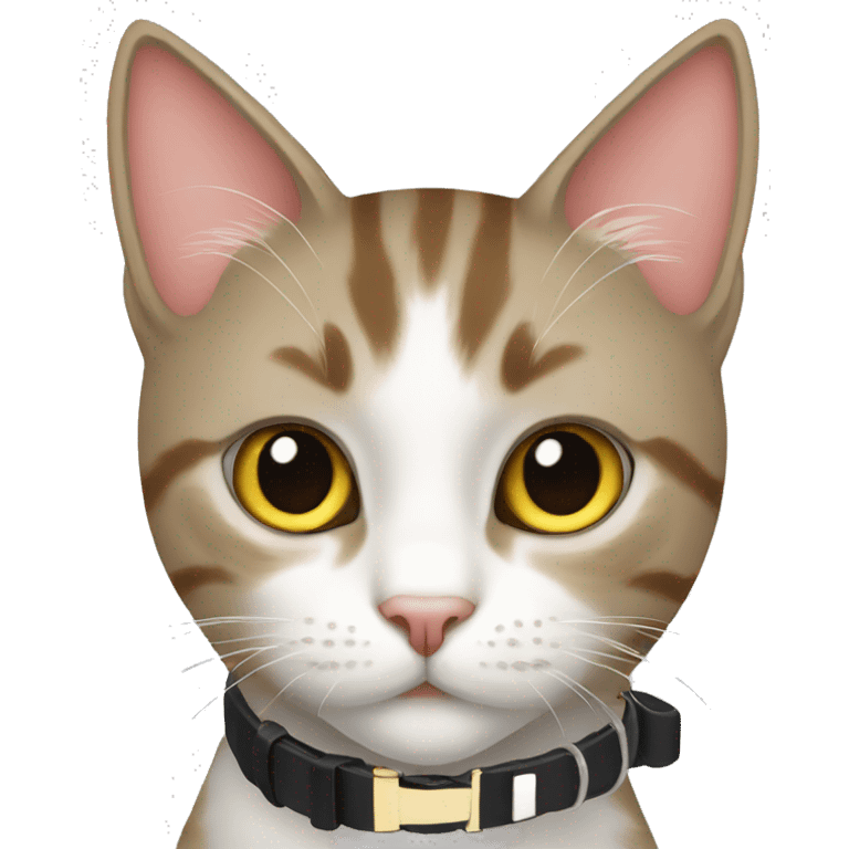 cat collar emoji