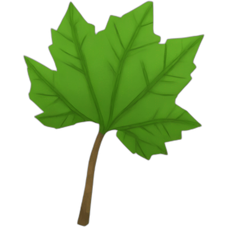 Leaf Block, Minecraft emoji