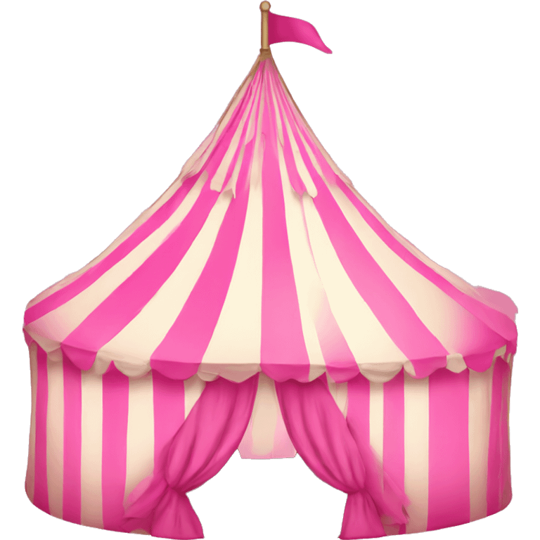 pink carnival tent emoji