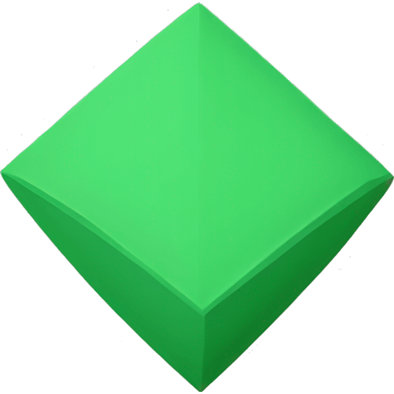 green rhombus emoji