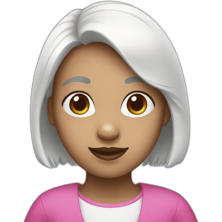 Pink Panda Female Human  emoji