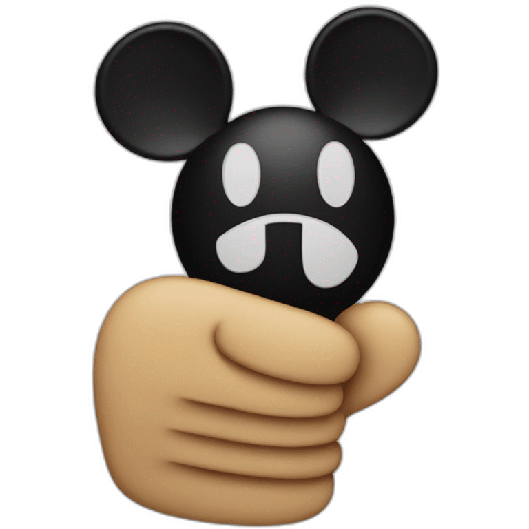 mickey mouse thumb up emoji