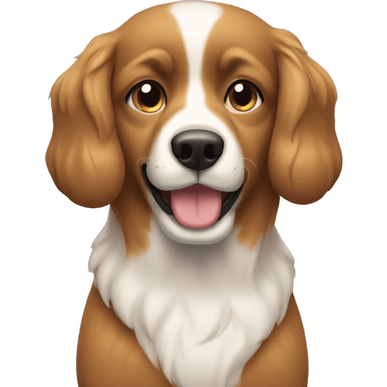 emoji posh cani with hair forward and medium build emoji