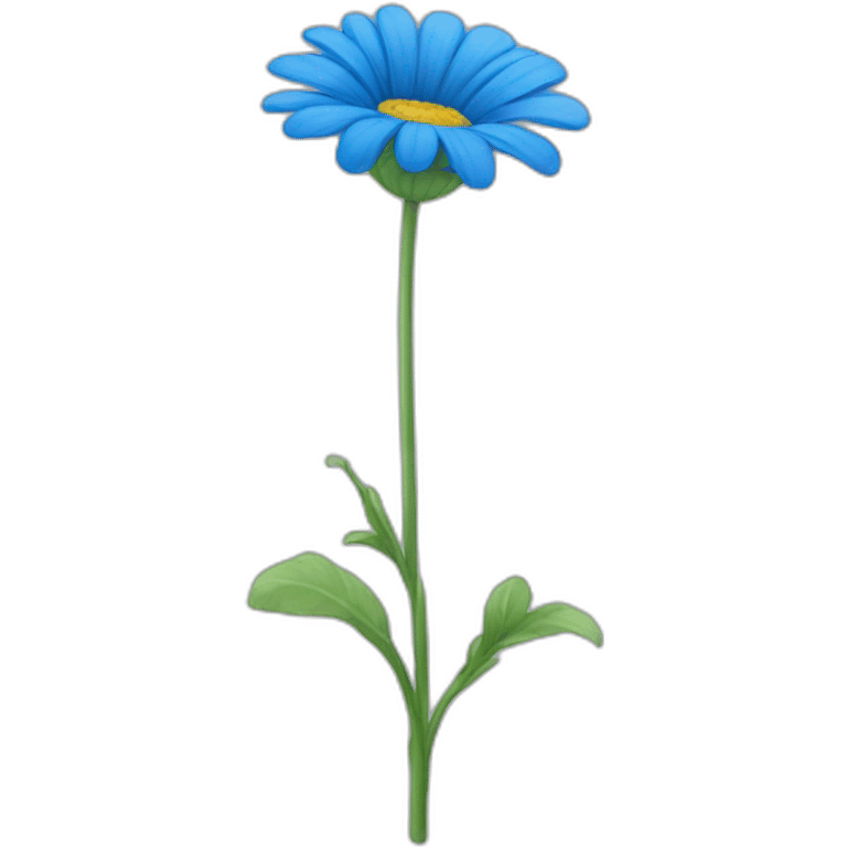 flower-head-blue- emoji