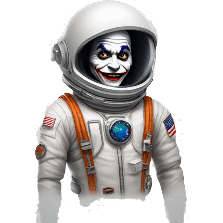 The Joker in an Astronaut Suite emoji