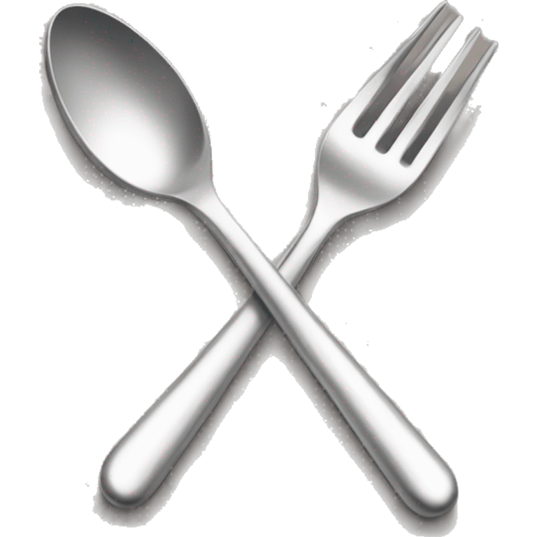 fork, spoon and knife emoji