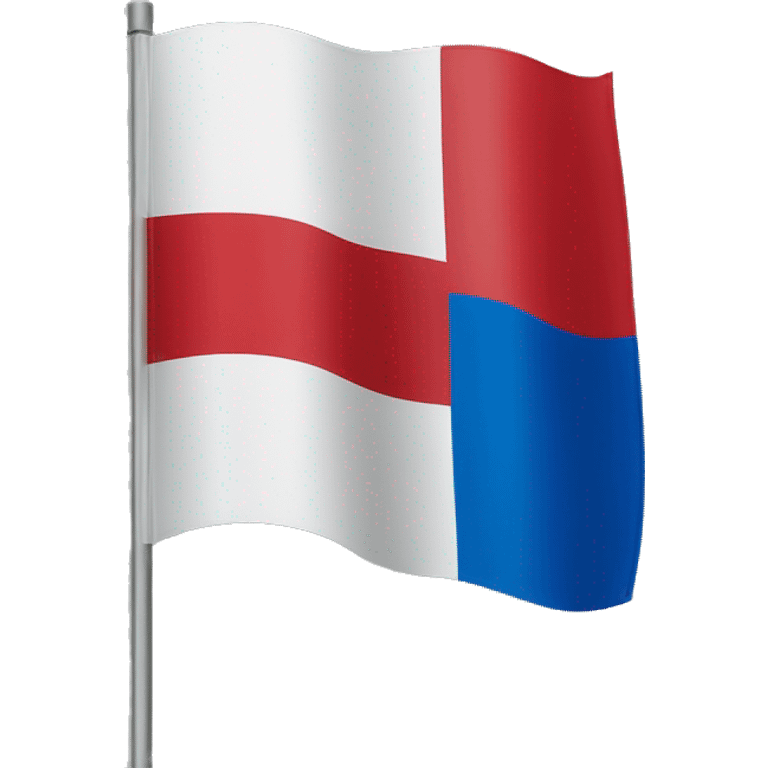 Flag of Austria but red on the flag is replaced with  Grey And White on the flag is replaced with Blue emoji