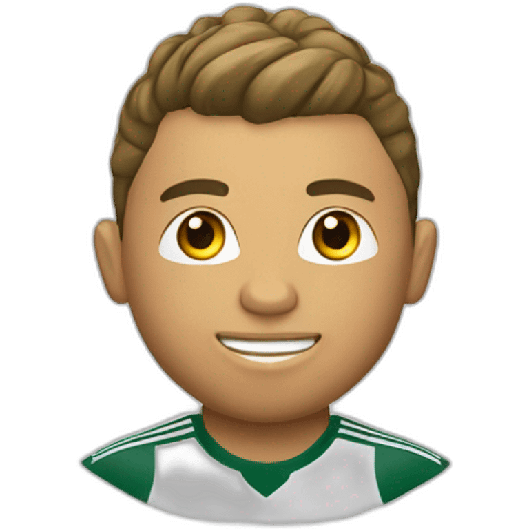 Ronaldo avec ballon d'or emoji