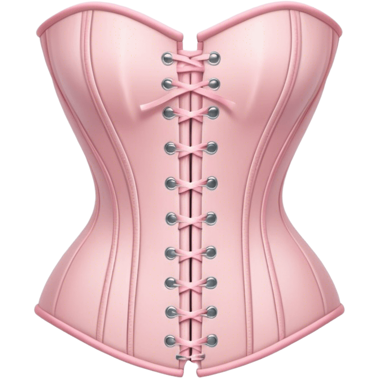 Pastel pink corset  emoji