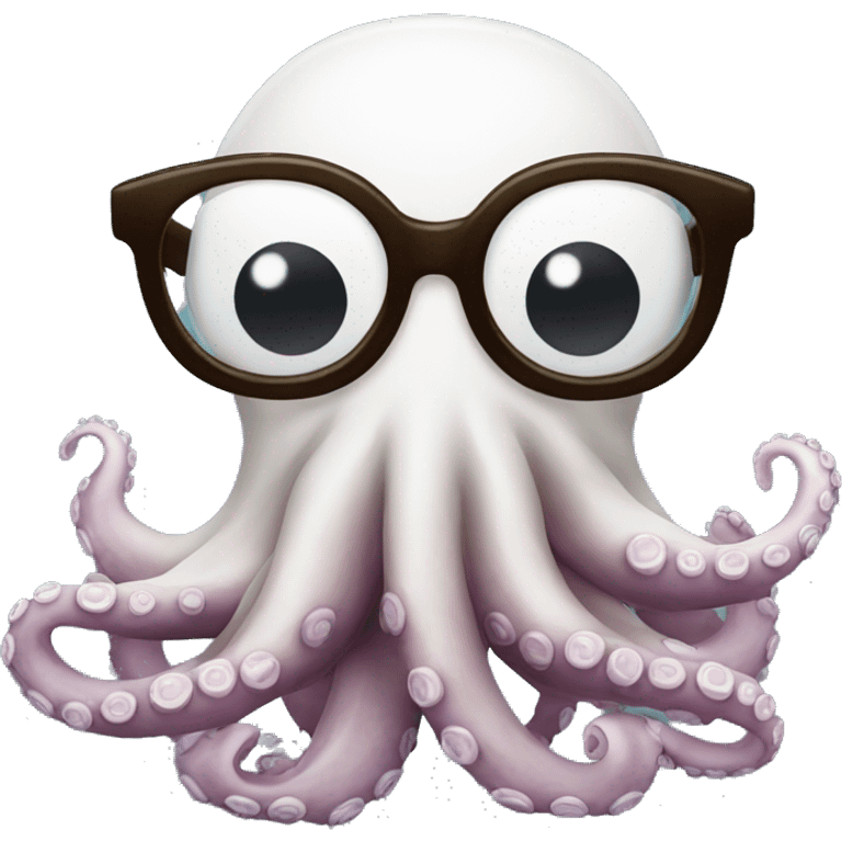 octopus with glasses emoji