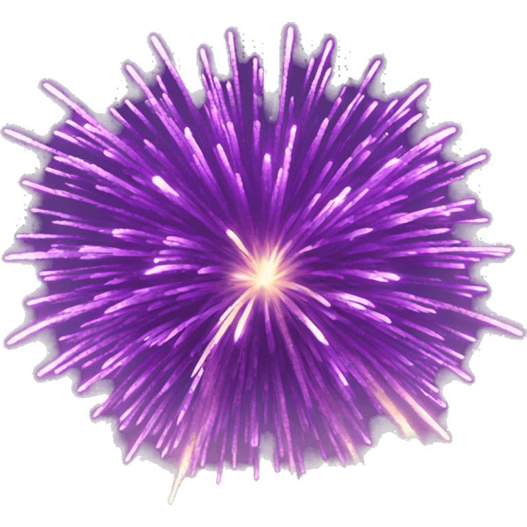 Sparkly purple fireworks  emoji