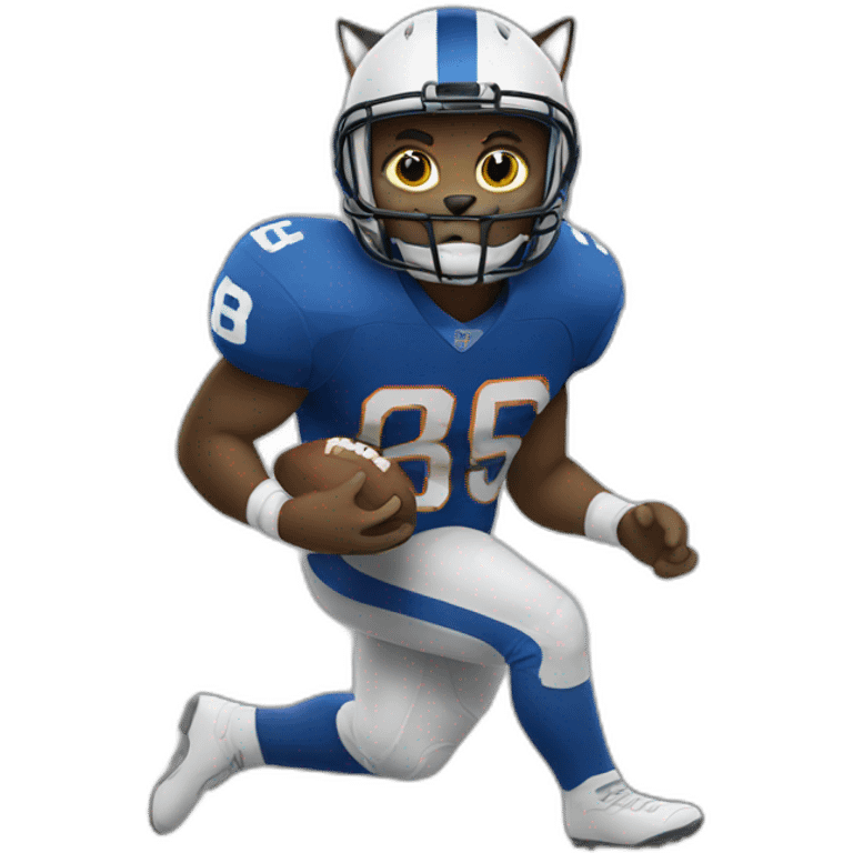 Cat linebacker emoji