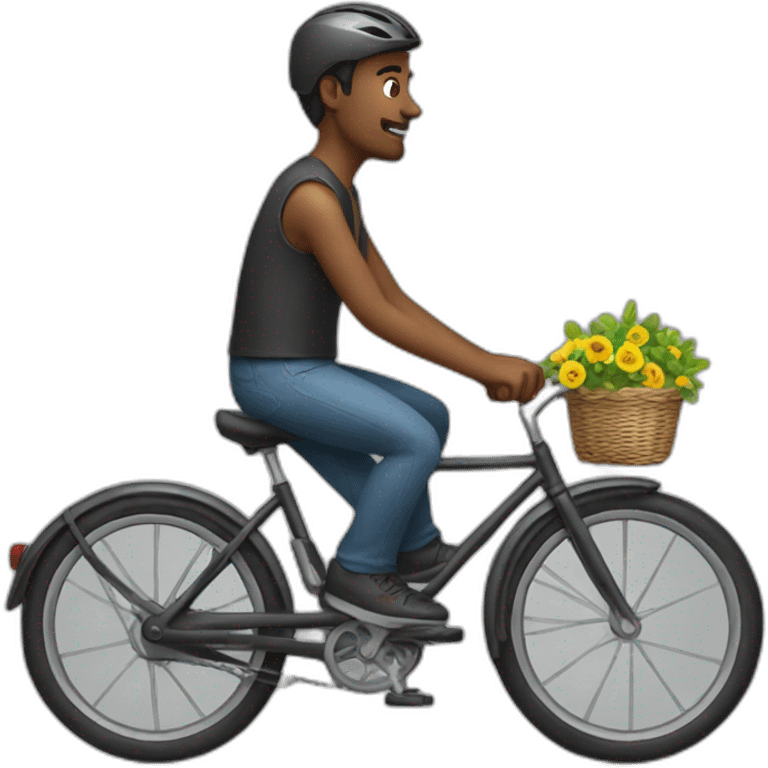 Man on bike emoji