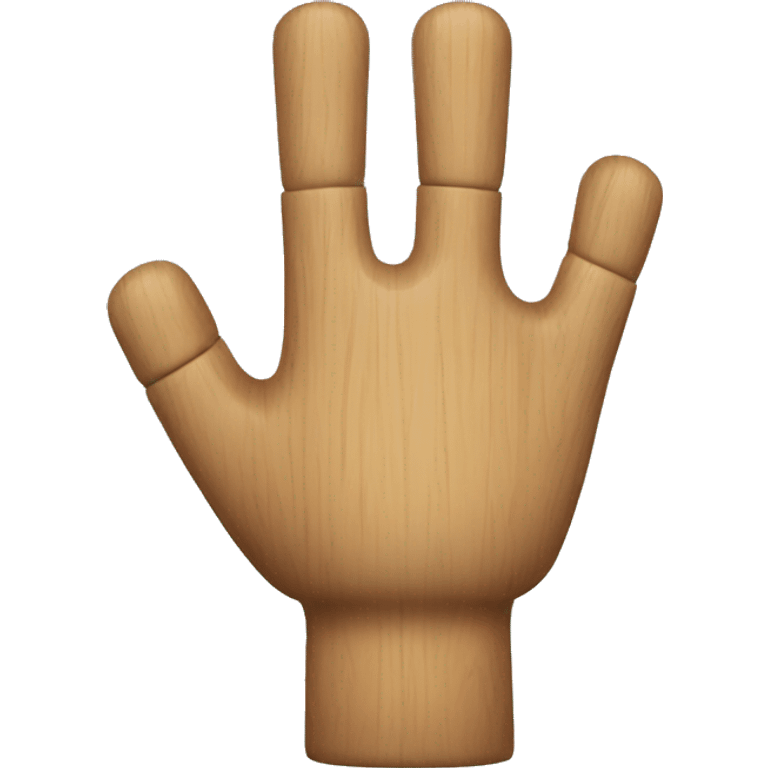 wood arm emoji