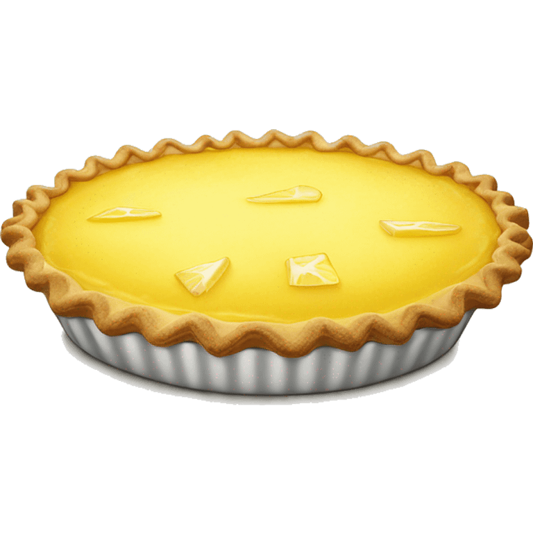 Lemon pie emoji