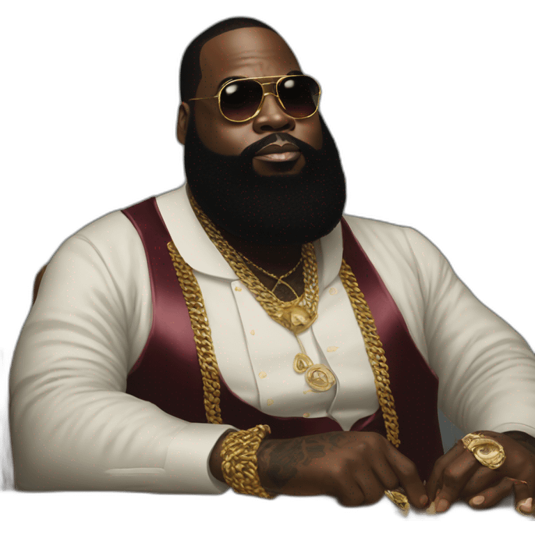 rick ross painting emoji