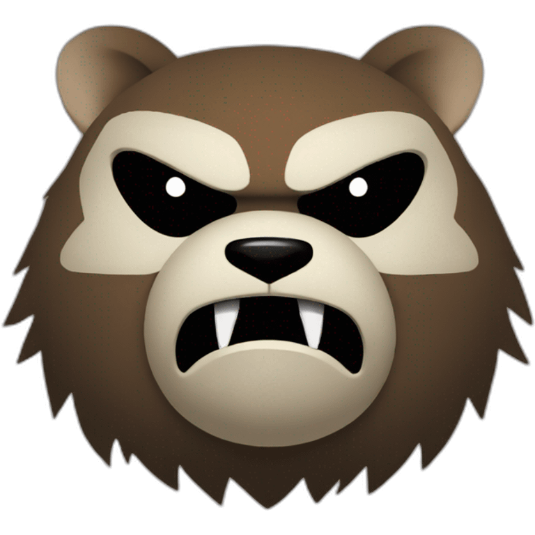 Tanuki metal god angry emoji