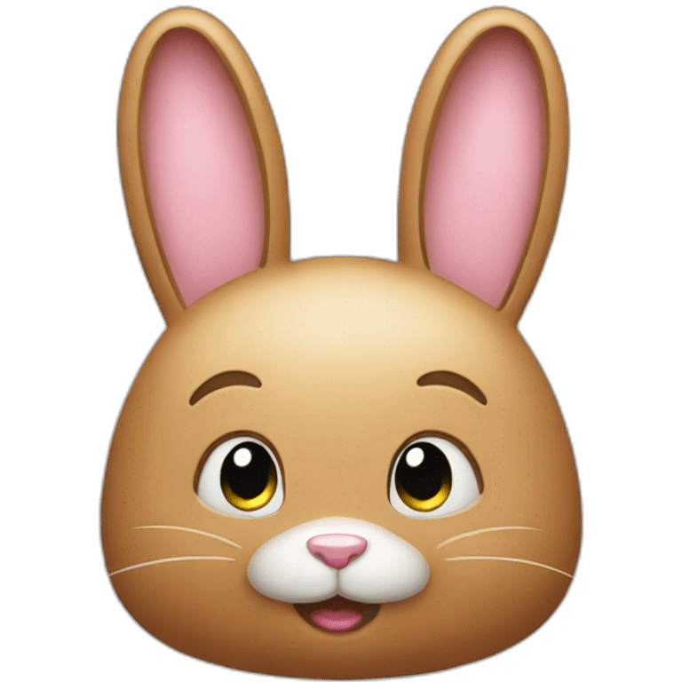 cute-bunny-head emoji