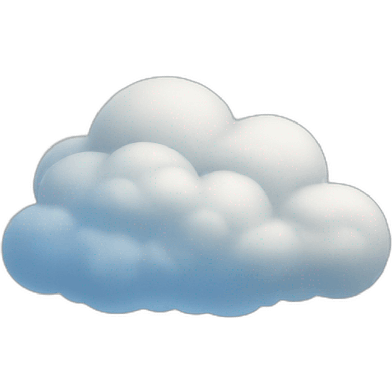 Cloud emoji