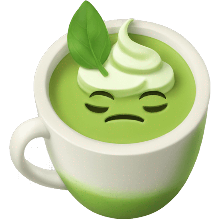 Matcha latte emoji