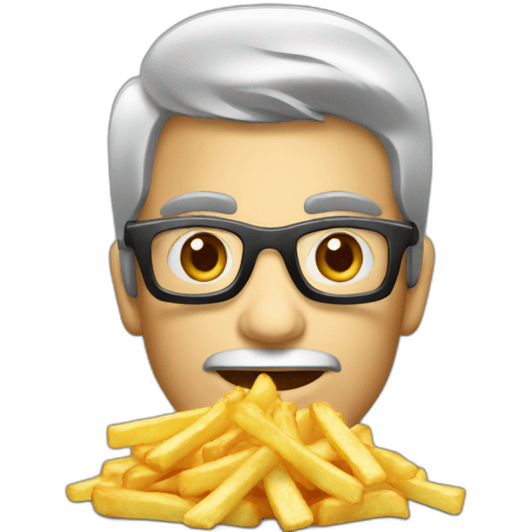 fryer with chips emoji