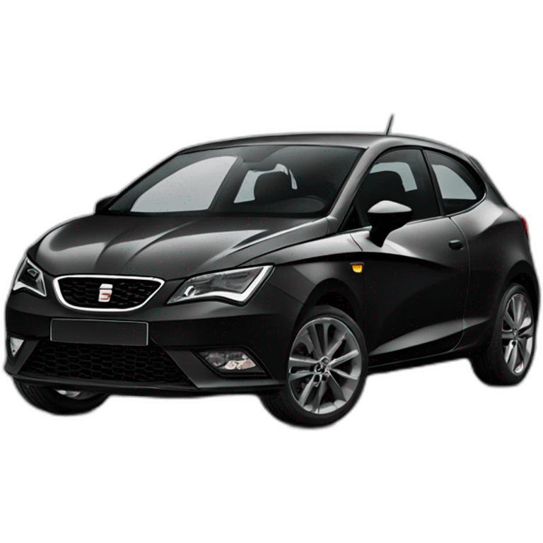 Seat Ibiza qui fume noir emoji