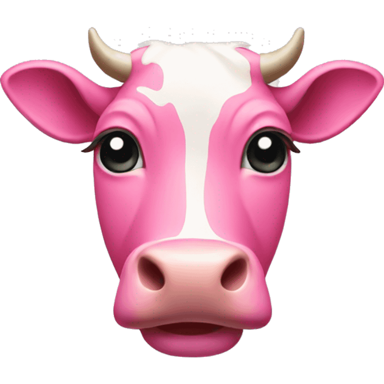 pink cow emoji