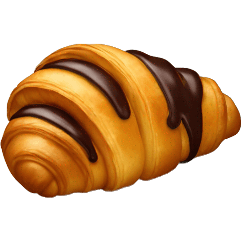 croissant with chocolate  emoji