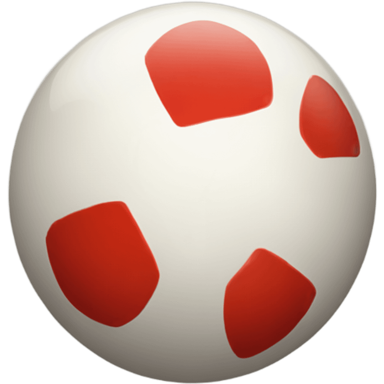 a red ball emoji