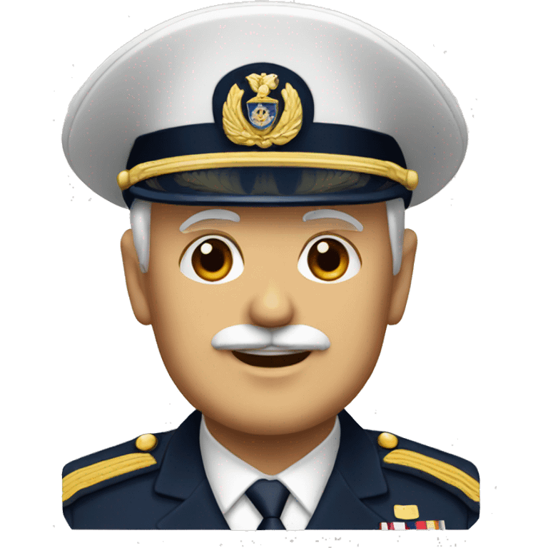 Senior Admiral officer navy emoji