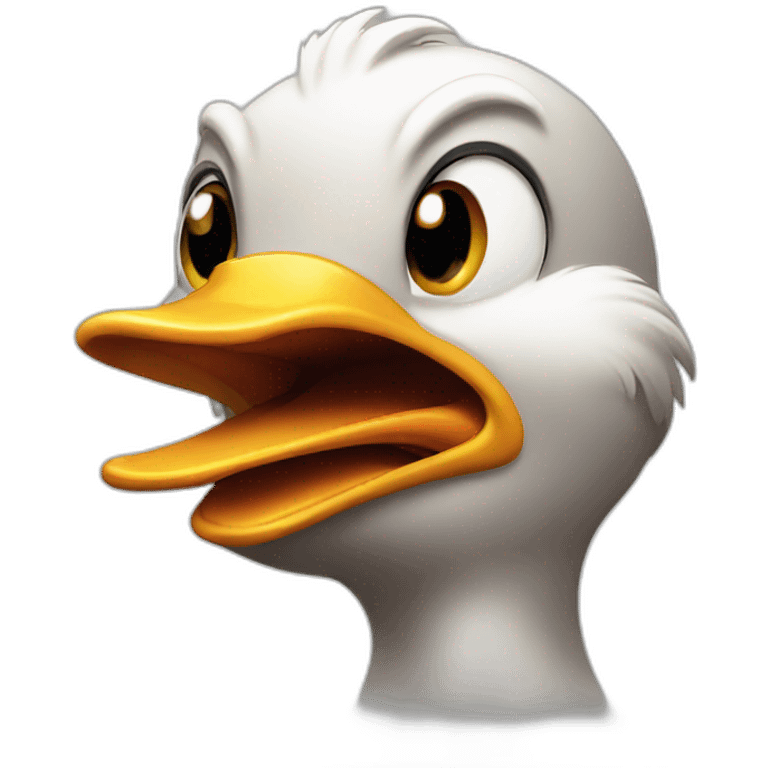 Angry duck emoji