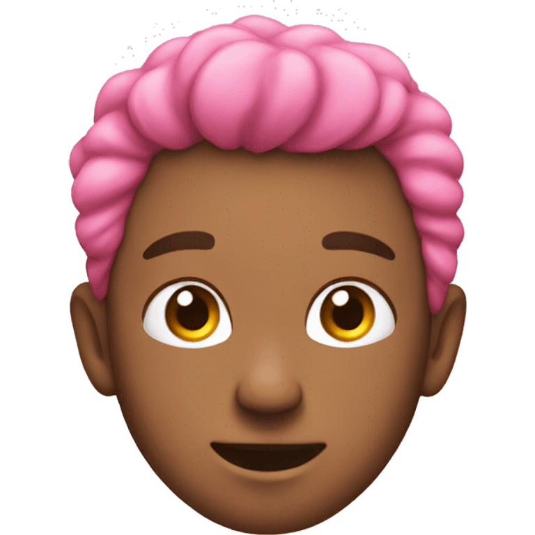 Pink ear puff emoji