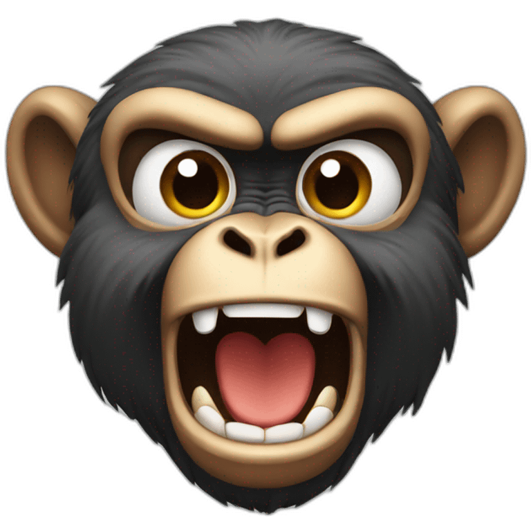 Angry Monkey  emoji