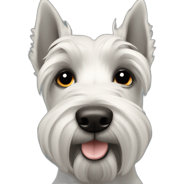 Scottish terrier black eyes blacks emoji