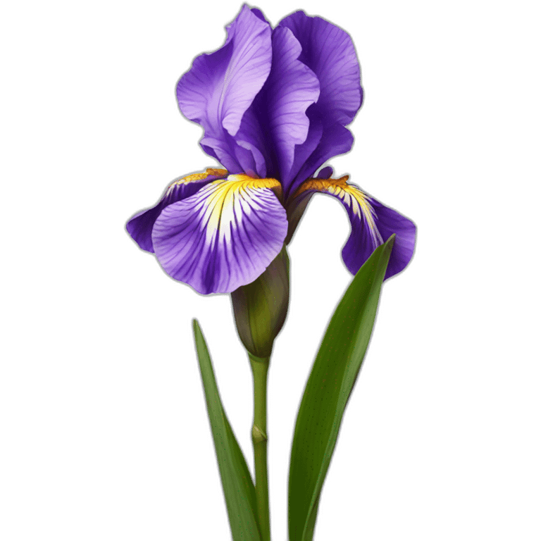 Iris flower emoji