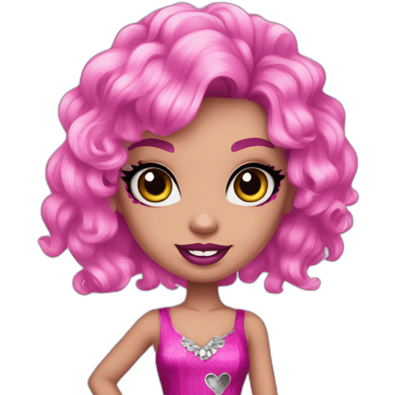 Pink monster high emoji