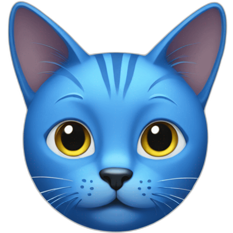 blue cat emoji